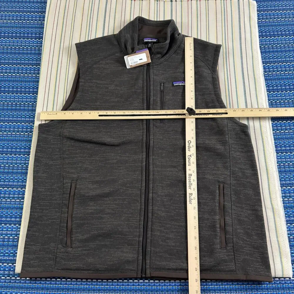 Patagonia Vest Mens 2XL Brown Better Sweater Fleece Full Zip Outdoor NWT